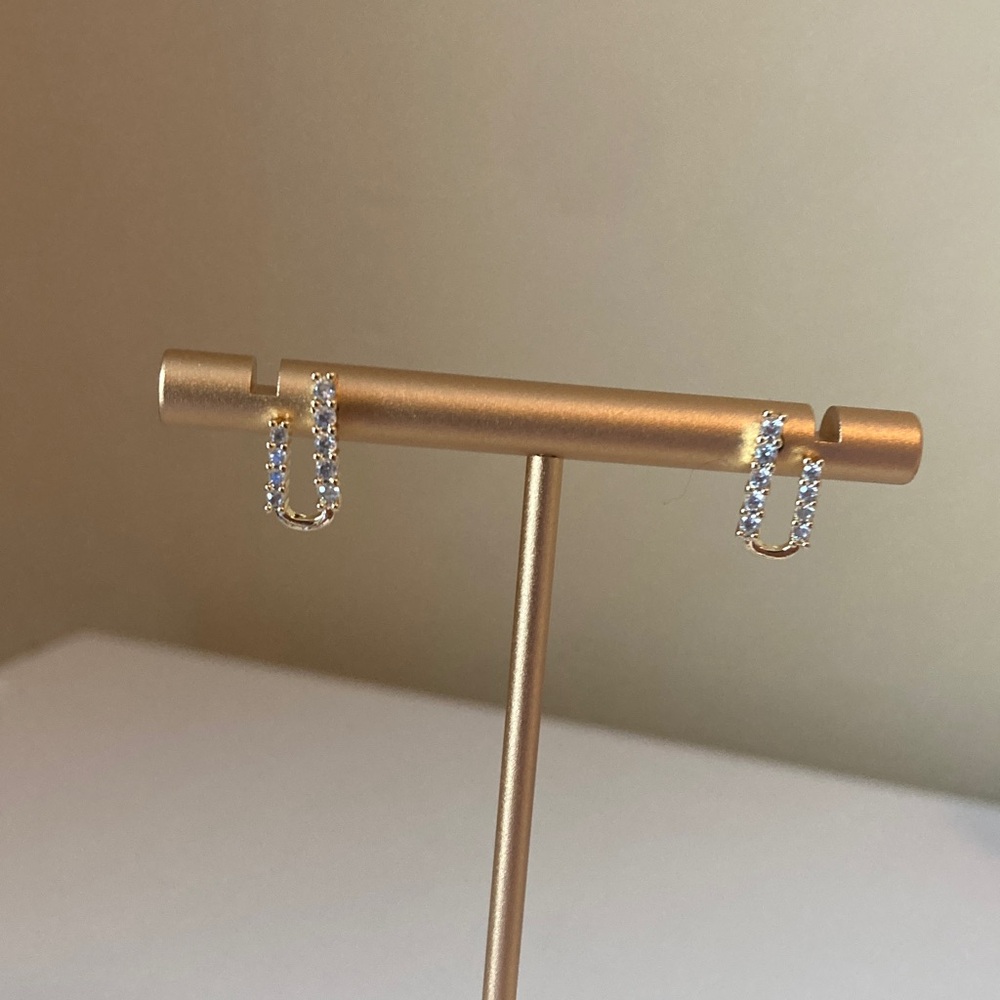 Pretty Bird Gold and Silver Sparkle Earrings